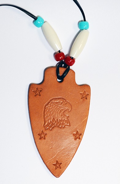 Leather Totem Necklace